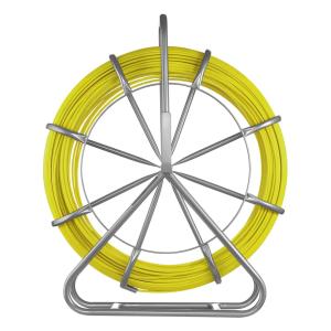 Kábelbehúzó, berudaló, üvegszálas behúzószál kerekes kerettel, 152 m (6,3 mm)