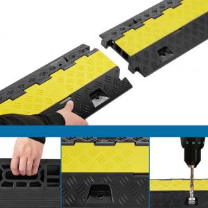 Kábelvédő rámpa nagy teherbírású 5db (2 csatornás) 91,8 x 25 x 4,3 cm