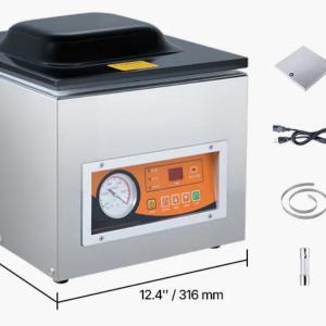 Kamrás vákuumcsomagoló, 260 W, 26 cm-es tömítési hosszal