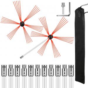 Kéményseprő, kéménytisztító kefe 10 m