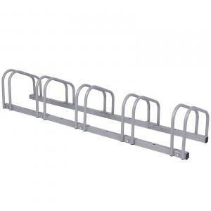 Kerékpártároló, kerékpártartó, bicikli tároló fém 5 állásos