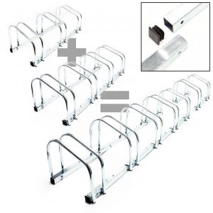 Kerékpártároló, kerékpártartó, bicikli tároló fém 5 állásos