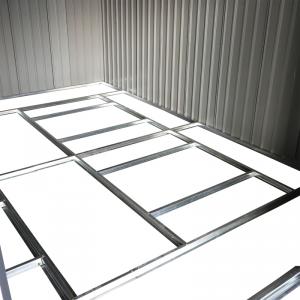 Kerti szerszám tároló, kerti szerszámosház padlólemezzel 340 x 386 x 200 cm (20m3) sötétszürke