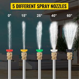 Készlet magasnyomású mosóhoz teleszkópos mosó adapter 1,5-6 m