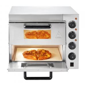 Két szintes  pizzasütő – 35,5 cm átmérő, 50-350 °C hőmérséklet-tartomány