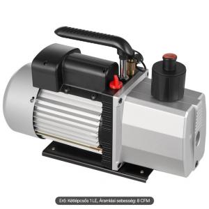 Kétfokozatú vákuumszivattyú autójavításhoz és HVAC-rendszerekhez, 0,74 kW, 226 l/perc (8 CFM), 2RS-3