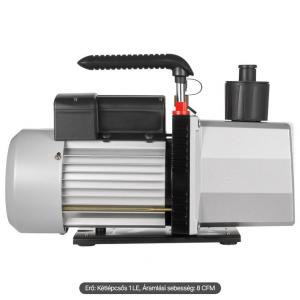 Kétfokozatú vákuumszivattyú autójavításhoz és HVAC-rendszerekhez, 0,74 kW, 226 l/perc (8 CFM), 2RS-3