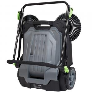 Kézi hajtású padlóseprő – 650 mm munkaszélesség, 18,9 literes gyűjtőkapacitás, ergonomikus kivitel