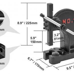 Kézi nyomóprés 1000 kg 240×170×290 mm