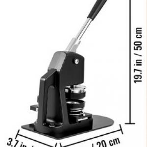 Kitűző készítő gép – 58mm-25mm, 500 db gombbal