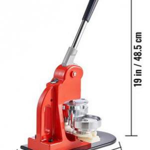 Kitűző készítő gép – 75 mm-es 500 db-os gombalkatrészekkel