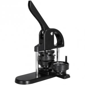 Kitűző készítő gép – Gombkészítő gép 3 az 1-ben – 25 / 32 / 58 mm-es jelvénylyukasztó és gombkészítő készlet, 300 db gombalkatrésszel, körvágóval