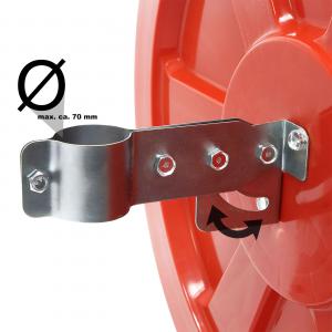 Közlekedési tükör, forgalomtechnikai tükör rögzítő anyaggal, esővédelemmel 80 cm