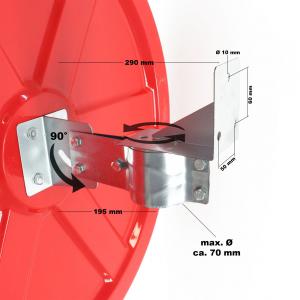 Közlekedési tükör, forgalomtechnikai tükör rögzítővel 80 cm