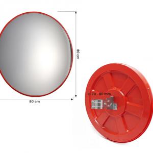 Közlekedési tükör, forgalomtechnikai tükör rögzítővel 80 cm