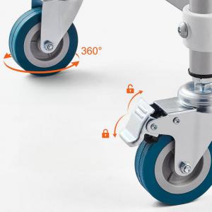 Laboratóriumi orvosi kocsi rozsdamentes acél 66 × 39 × 86 cm