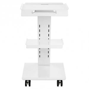 Laborkocsi háromszintes fém mobil kocsi 100 kg teherbírással