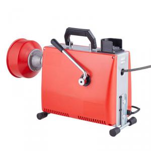 Lefolyótisztító, csőtisztító gép, csőgörény– 250 W-os motorral, 16 mm-es spirállal, 20 m + 4,5 m kábellel, 40–100 mm átmérőjű csövekhez SÉRÜLT BURKOLATÚ GÉP