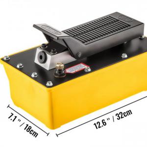 Levegős hidraulikus lábpumpa – 2,3l sárga