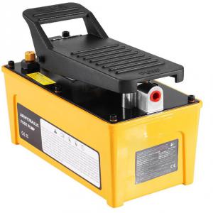 Levegős hidraulikus lábpumpa, 1,6 l, 700 bar sárga