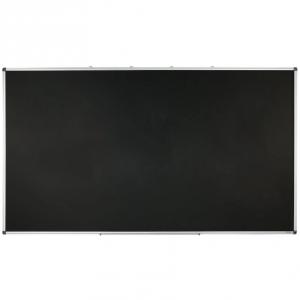 Mágneses tábla tantermi, irodai tábla 178 × 102 cm – nagyméretű, falra szerelhető írótábla sima írásfelülettel és komplett tartozékkészlettel