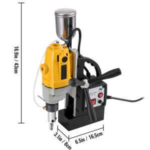 MD40 Mágneses Fúrógép 1100 W, 11 db Fúróbittel, 125 mm Furatmélység