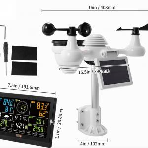 Meteorológiai állomás 7,5 colos kijelzővel wifi