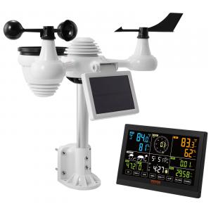 Meteorológiai időjárás állomás 7,5 colos kijelzővel, Wi-Fi csatlakozással