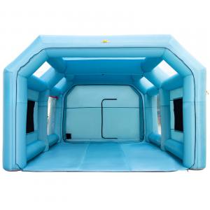 Mobil felfújható festőfülke, festő sátor légfúvóval – 8 x 4 x 3m, ventilátor teljesítmény 950W