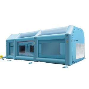 Mobil felfújható festőfülke, festő sátor légfúvóval – 8 x 4 x 3m, ventilátor teljesítmény 950W