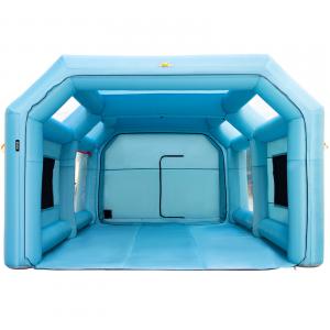 Mobil  festőfülke, festő sátor légfúvóval – 6x3x2,5 m, ventilátor teljesítmény 680 W
