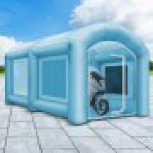 Mobil festőfülke, festő sátor légfúvóval 4 x 2,5 x 2,2 m