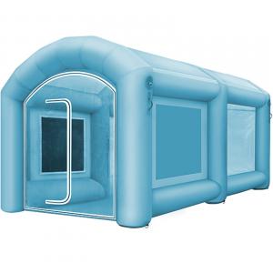 Mobil festőfülke, festő sátor légfúvóval 4 x 2,5 x 2,2 m