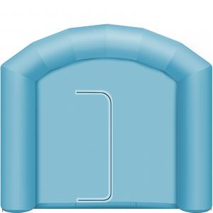 Mobil festőfülke, festő sátor légfúvóval 4 x 2,5 x 2,2 m