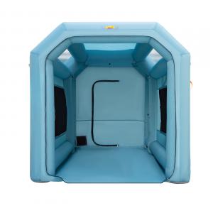 Mobil festőfülke, festősátor légfúvóval  4 x 2,5 x 2,5 m