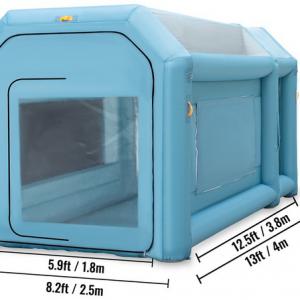 Mobil festőfülke, festősátor légfúvóval  4 x 2,5 x 2,5 m