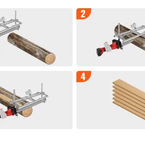 Mobil láncfűrész keret  35,5 cm - 91,4 cm