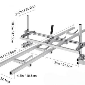 Mobil láncfűrész keret, Gatter  vezetősínnel