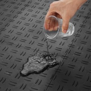 Moduláris garázspadló burkolólap készlet, 30,5 × 30,5 cm, fekete 50 db
