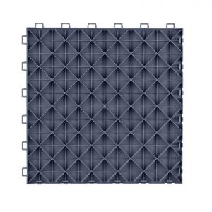 Moduláris garázspadló burkolólap készlet, 30,5 × 30,5 cm, grafitszürke, 25 db