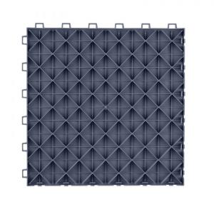 Moduláris garázspadló burkolólap készlet, 30,5 × 30,5 cm, grafitszürke,50  db