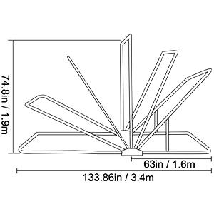 Motorponyva, mobilgarázs 340x137x190 cm (4,39 m³) talajrögzítő szettel, zárral