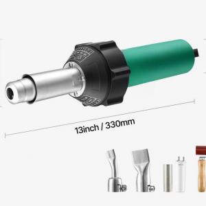 Műanyag hegesztő forrólevegős pisztoly 1600 W 5db kiegészítővel