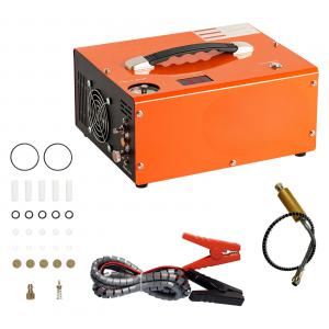 Nagy nyomású PCP légkompresszor, 310 bar, integrált DC 12V / AC átalakítóval, 300 W-os kivitel, automatikus nyomáslekapcsolással