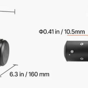 Nagy teherbírású, 12 V-os elektromos csörlő 6100 kg