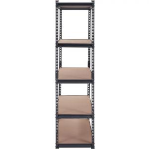 Nagy teherbírású, állítható acél garázspolcrendszer 90x45x182 cm, terhelhetőség 900 kg