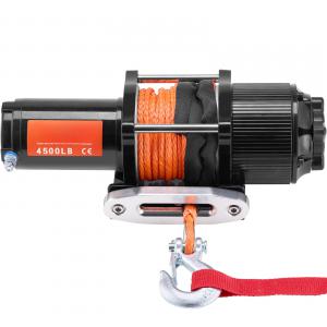 Nagy teljesítményű 12 V-os elektromos csörlő 2041 kg húzóerővel, vezeték nélküli távirányítóval