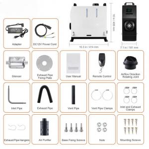 Nagy teljesítményű, energiatakarékos dízel légfűtő  5-8KW fehér