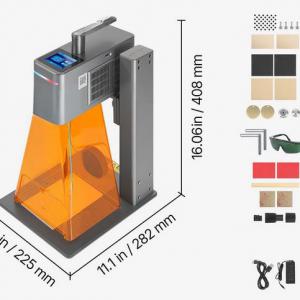 Nano Duo Professzionális lézergravírozó – 20 W kék és 2 W infravörös lézer, 10 000 mm/s sebesség, 160 × 140 mm munkaterület