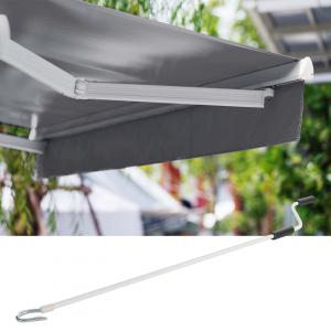 Napellenző csuklókaros összecsukható 2,5x2m alumínium kerettel UV védelem antracit